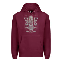 Burgundy lamb of god music concert Premium Hoodie - linhVisuals
