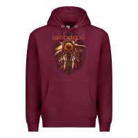 Burgundy lamb of god music concert Premium Hoodie - linhVisuals