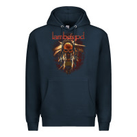 Navy lamb of god music concert Premium Hoodie - linhVisuals