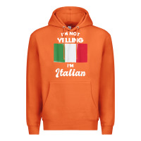 Carrot i'm not yelling i'm italian t shirt Premium Hoodie - linhVisuals