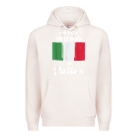 Pale Pink i'm not yelling i'm italian t shirt Premium Hoodie - linhVisuals