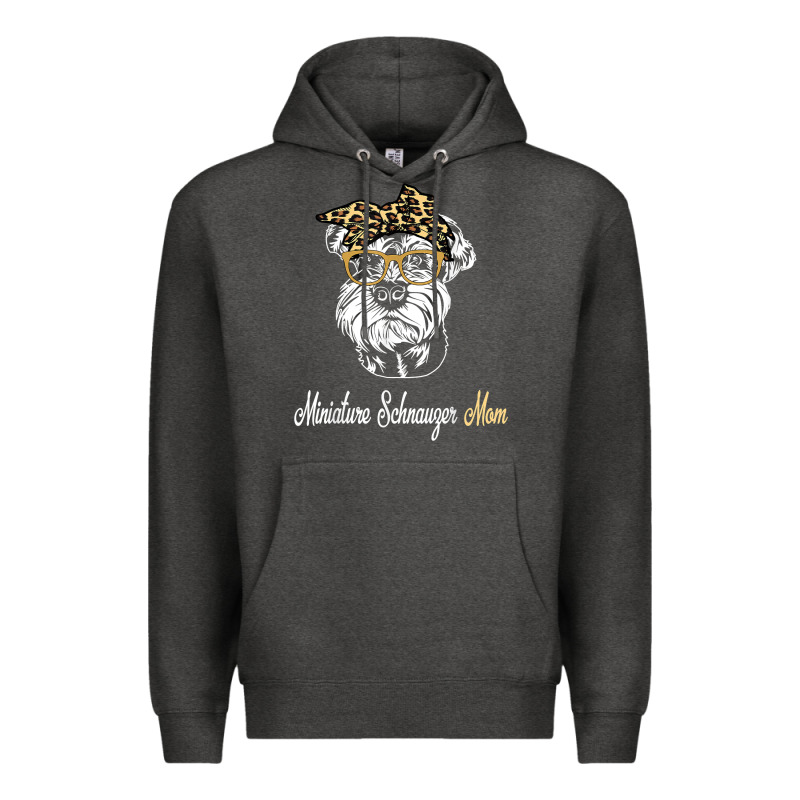 Birthday And Mother's Day Gift Miniature Schnauzer Mom T Shirt Premium Hoodie by linhVisuals | Teevron