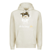 Oatmeal Heather birthday and mother's day gift miniature schnauzer mom t shirt Premium Hoodie - linhVisuals