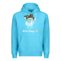 Ocean Blue birthday and mother's day gift miniature schnauzer mom t shirt Premium Hoodie - linhVisuals
