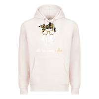 Pale Pink birthday and mother's day gift miniature schnauzer mom t shirt Premium Hoodie - linhVisuals