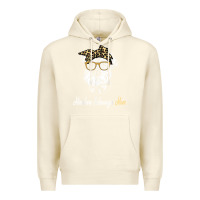 Sandshell birthday and mother's day gift miniature schnauzer mom t shirt Premium Hoodie - linhVisuals