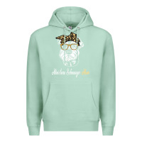Seafoam birthday and mother's day gift miniature schnauzer mom t shirt Premium Hoodie - linhVisuals