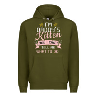 Army Green daddy's kitten ddlg littlespace daddy dom cgl t shirt Premium Hoodie - linhVisuals