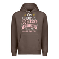 Coffee daddy's kitten ddlg littlespace daddy dom cgl t shirt Premium Hoodie - linhVisuals