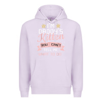 Lilac daddy's kitten ddlg littlespace daddy dom cgl t shirt Premium Hoodie - linhVisuals