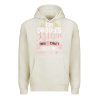 Oatmeal Heather daddy's kitten ddlg littlespace daddy dom cgl t shirt Premium Hoodie - linhVisuals