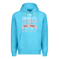 Ocean Blue daddy's kitten ddlg littlespace daddy dom cgl t shirt Premium Hoodie - linhVisuals