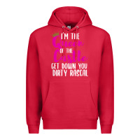 Cardinal i’m the queen of the castle get down you dirty rascal t shirt Premium Hoodie - linhVisuals