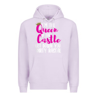 Lilac i’m the queen of the castle get down you dirty rascal t shirt Premium Hoodie - linhVisuals