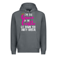 Rock i’m the queen of the castle get down you dirty rascal t shirt Premium Hoodie - linhVisuals