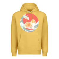 Antique Gold rough collie t  shirt rough collie gifts   ocean waves surfing rough c Premium Hoodie - linhVisuals