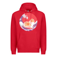 Red rough collie t  shirt rough collie gifts   ocean waves surfing rough c Premium Hoodie - linhVisuals