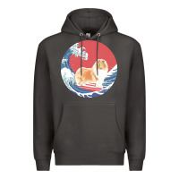 Smoke rough collie t  shirt rough collie gifts   ocean waves surfing rough c Premium Hoodie - linhVisuals