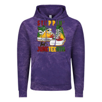 Cloud Purple steppin' into juneteenth Vintage Hoodie - BarkalooDesign