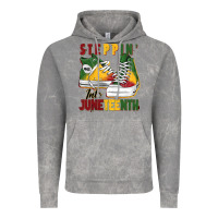 Cloud Rock steppin' into juneteenth Vintage Hoodie - BarkalooDesign