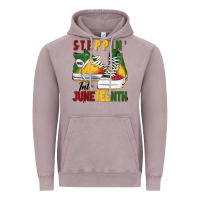 Vintage Zinc steppin' into juneteenth Vintage Hoodie - BarkalooDesign