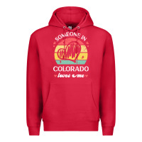 Cardinal someone in colorado loves me t  shirt someone in colorado loves me fun Premium Hoodie - linhVisuals