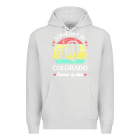 Dove Grey someone in colorado loves me t  shirt someone in colorado loves me fun Premium Hoodie - linhVisuals