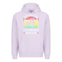 Lilac someone in colorado loves me t  shirt someone in colorado loves me fun Premium Hoodie - linhVisuals