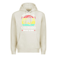 Oatmeal Heather someone in colorado loves me t  shirt someone in colorado loves me fun Premium Hoodie - linhVisuals