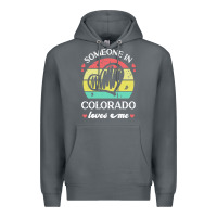 Rock someone in colorado loves me t  shirt someone in colorado loves me fun Premium Hoodie - linhVisuals