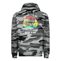 Slate Camo someone in colorado loves me t  shirt someone in colorado loves me fun Premium Hoodie - linhVisuals