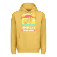 Antique Gold someone in kentucky loves me t  shirt someone in kentucky loves me fun Premium Hoodie - linhVisuals
