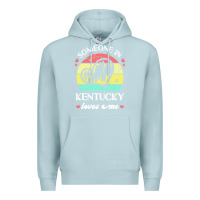 Blue Mist someone in kentucky loves me t  shirt someone in kentucky loves me fun Premium Hoodie - linhVisuals