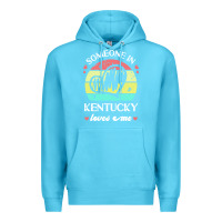 Ocean Blue someone in kentucky loves me t  shirt someone in kentucky loves me fun Premium Hoodie - linhVisuals