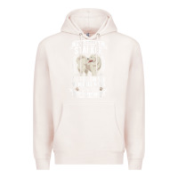 Pale Pink great pyrenees stalker great pyrenees gifts great pyrenees t shirt Premium Hoodie - linhVisuals