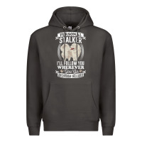 Smoke great pyrenees stalker great pyrenees gifts great pyrenees t shirt Premium Hoodie - linhVisuals