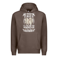 Coffee great pyrenees stalker great pyrenees gifts great pyrenees t shirt Premium Hoodie - linhVisuals