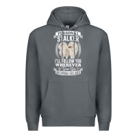 Rock great pyrenees stalker great pyrenees gifts great pyrenees t shirt Premium Hoodie - linhVisuals