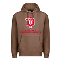 Chestnut the-dubuque-fighting-saints-pen Premium Hoodie - linhVisuals