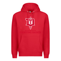 Red the-dubuque-fighting-saints-pen Premium Hoodie - linhVisuals