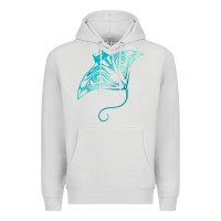 Dove Grey hawaii tribal manta ray hawaiian shirt shark lover t shirt Premium Hoodie - linhVisuals