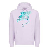 Lilac hawaii tribal manta ray hawaiian shirt shark lover t shirt Premium Hoodie - linhVisuals