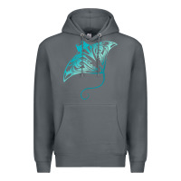 Rock hawaii tribal manta ray hawaiian shirt shark lover t shirt Premium Hoodie - linhVisuals