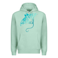 Seafoam hawaii tribal manta ray hawaiian shirt shark lover t shirt Premium Hoodie - linhVisuals