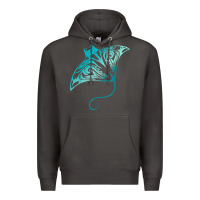 Hawaii Tribal Manta Ray Hawaiian Shirt Shark Lover T Shirt Premium Hoodie | Teevron