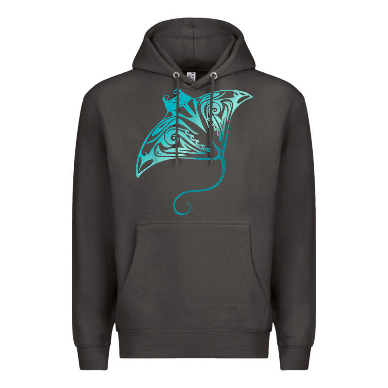 Hawaii Tribal Manta Ray Hawaiian Shirt Shark Lover T Shirt Premium Hoodie by linhVisuals | Teevron