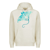 Oatmeal Heather hawaii tribal manta ray hawaiian shirt shark lover t shirt Premium Hoodie - linhVisuals