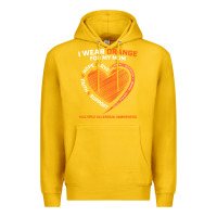 Lemon i wear orange for my mom ms multiple sclerosis awareness t shirt Premium Hoodie - linhVisuals