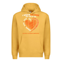 Mustard i wear orange for my mom ms multiple sclerosis awareness t shirt Premium Hoodie - linhVisuals