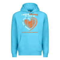 Ocean Blue i wear orange for my mom ms multiple sclerosis awareness t shirt Premium Hoodie - linhVisuals